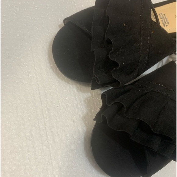 Liz Claiborne Fringe Mules/Heels - Picture 9 of 12